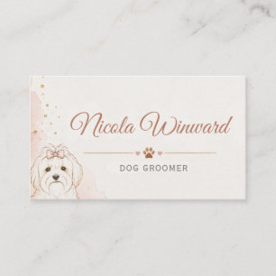 Dog Groomer Business Card