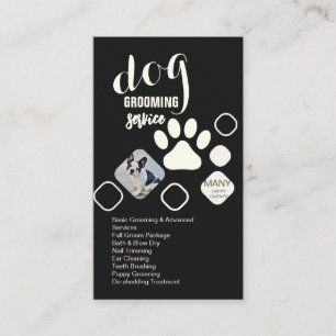 Dog Groomer Business Card   Pet Grooming Salon Car