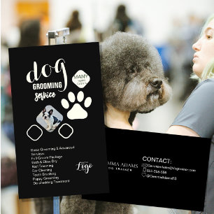 Dog Groomer Business Card   Pet Grooming Salon Car