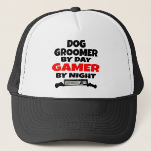 Dog Groomer Gamer Trucker Hat