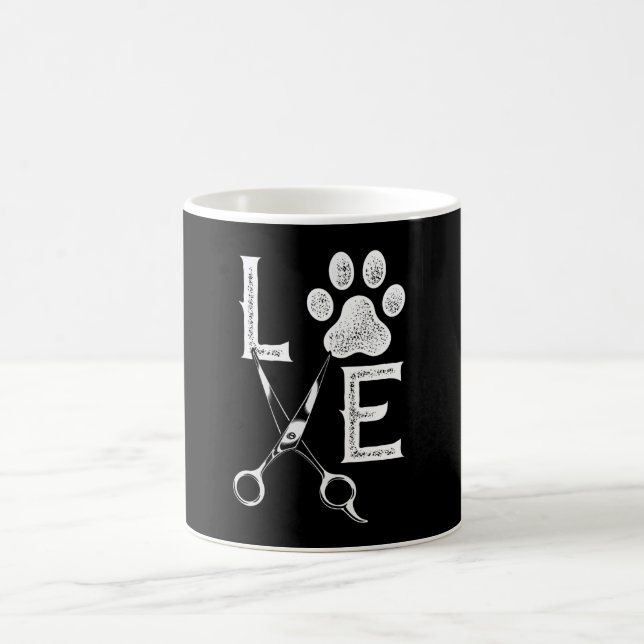Dog Groomer Gift Coffee Mug (Center)