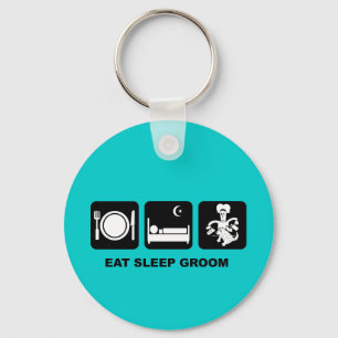 Dog groomer key ring