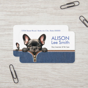 Dog Groomer & Pet Care Business Card
