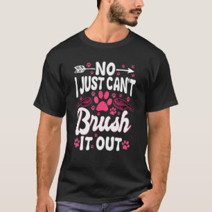 Dog Groomer Pet Grooming Furologist Puppy Fur Art T-Shirt