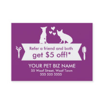 Dog Groomer Referral Card - Personalizable
