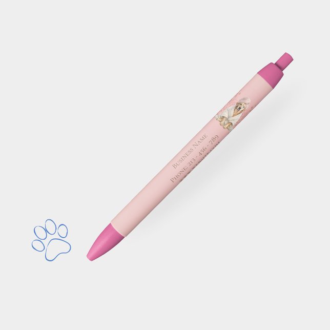 Dog Groomer Spa Cute Lab Personalized Pen (Creator Uploaded)
