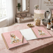 Dog Groomer Spa Personalised Appoitment Notebook