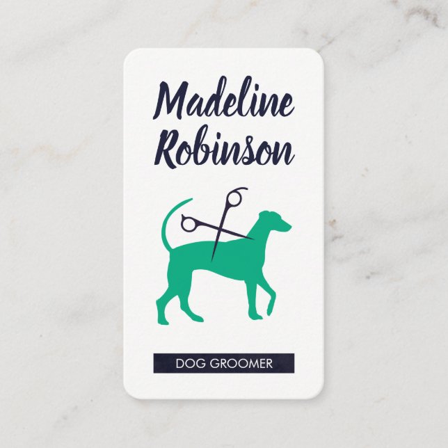 Dog Groomer | Stylist Appointment Card (Front)