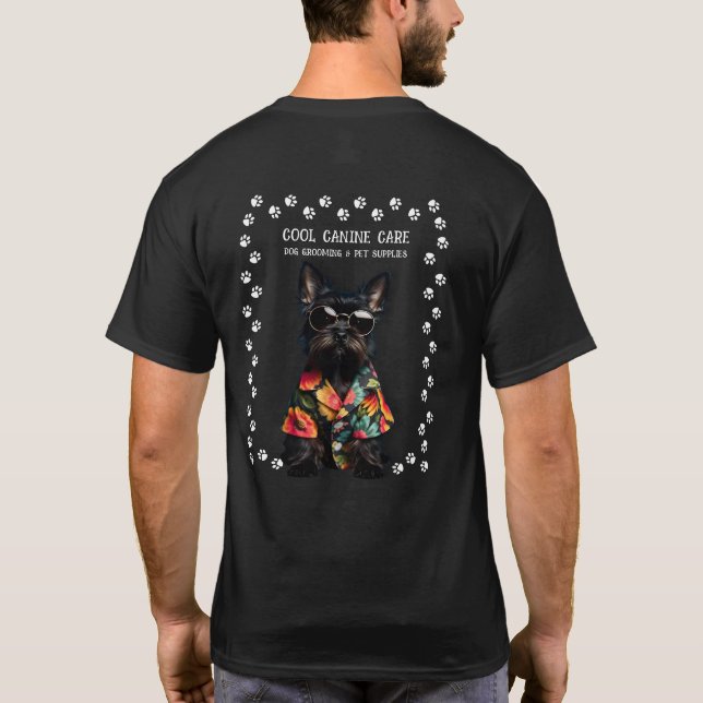 Dog Groomer T-Shirt (Back)