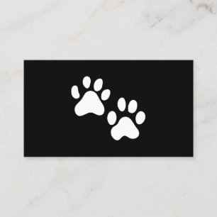 Dog Groomer   Trainer   Paws Business Card