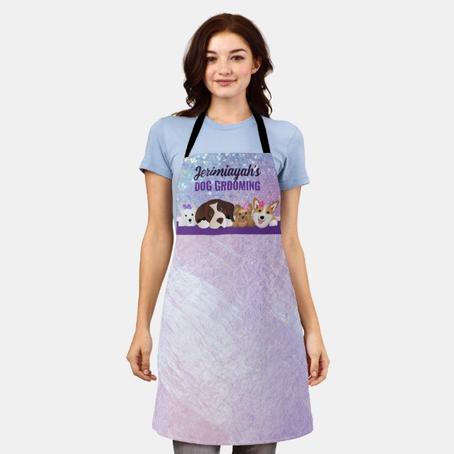 Dog Grooming Apron (Worn)