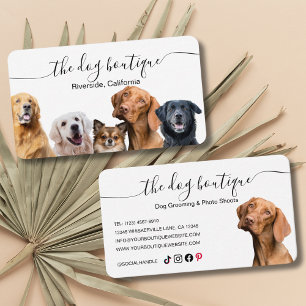 Dog Grooming Business Card 
