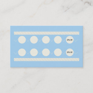 Dog Grooming Business Card Loyalty Card