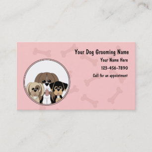 Dog Grooming Business Cards