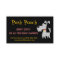 Dog grooming card