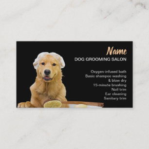 Dog grooming Customer Loyalty Discou Business Card