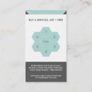 Dog Grooming Customer Rewards Card