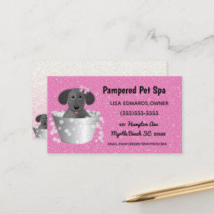 Dog Grooming Dog Spa Appointment Card