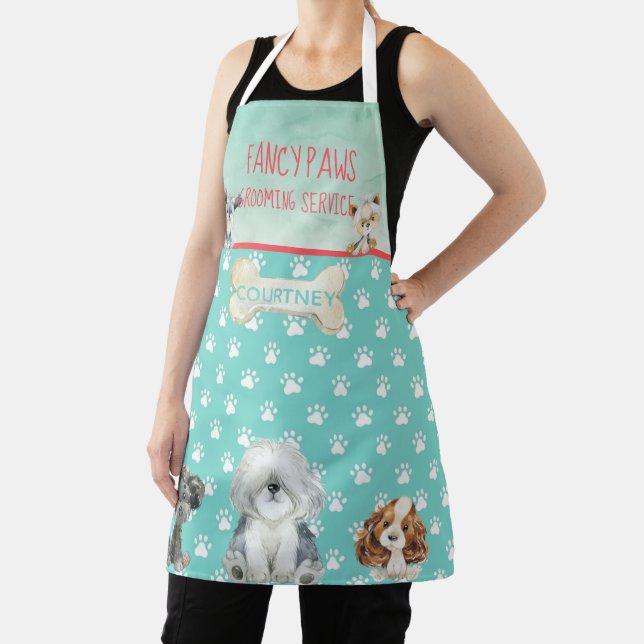 Dog Grooming Dog Spa Personalized Apron (Insitu)