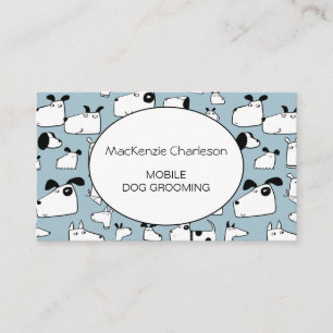 Dog Grooming Dog Walking Business Card
