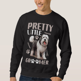 Dog Grooming Funny Pet Groomer Pretty Little Groom Sweatshirt