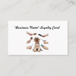 Dog Grooming Loyalty Card