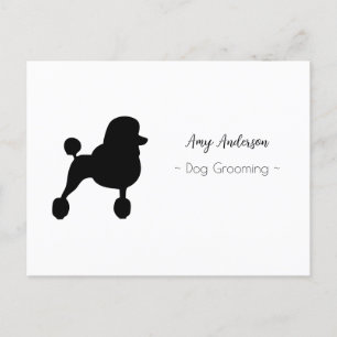 Dog Grooming Personalized  Holiday Postcard