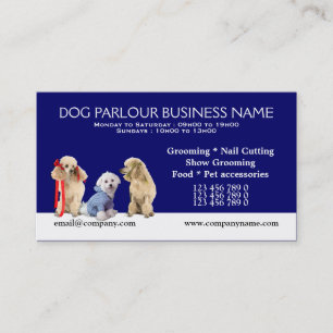 Dog grooming pet care PERSONALIZE Discount Card
