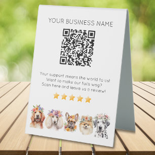 Dog Grooming QR code review YELP
