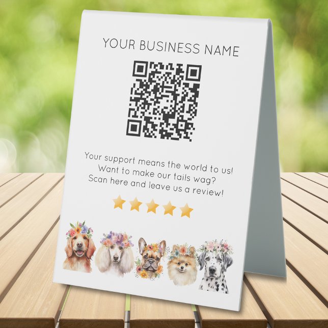 Dog Grooming QR code review YELP  (Creator Uploaded)