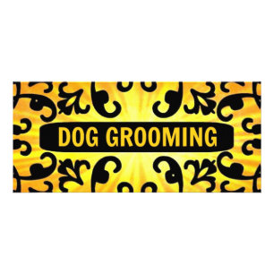 Dog Grooming Rack Cards