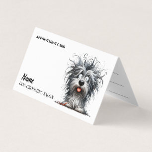 Dog grooming salon Appointment Business Card