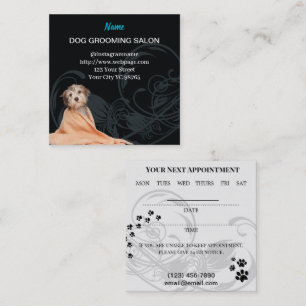 Dog grooming Salon Appointment Business Card