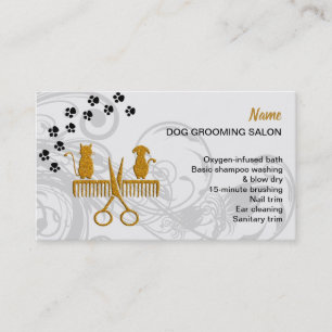 Dog grooming Salon Business Card