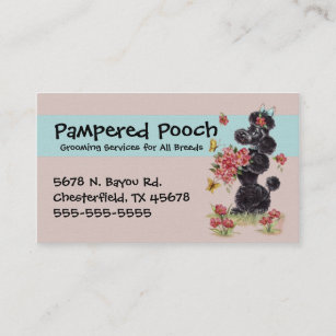 Dog Grooming Services Business Card