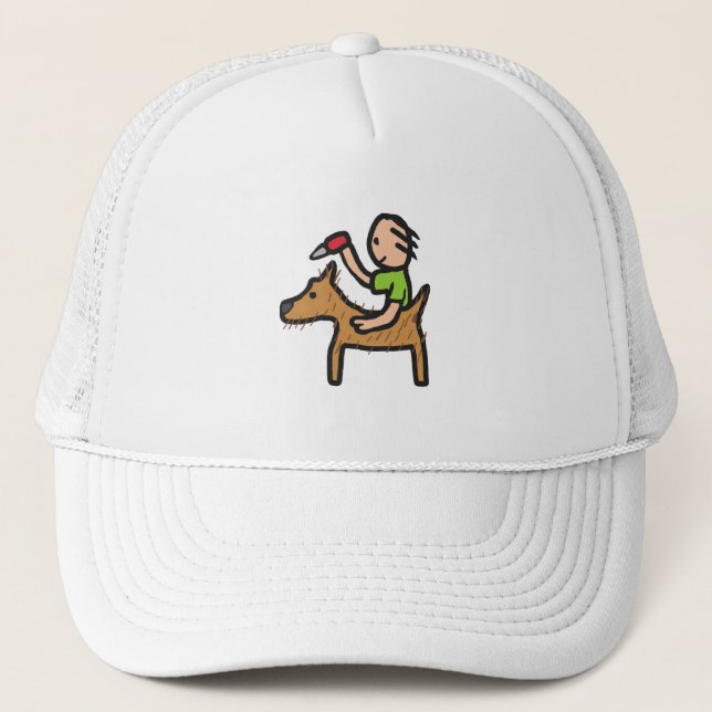Dog Grooming Trucker Hat (Front)