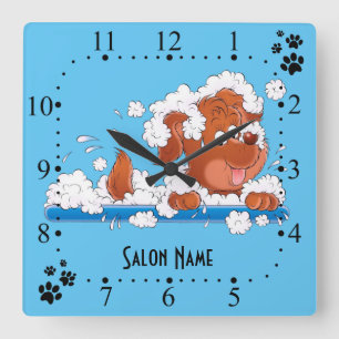 Dog grooming Wall Clock