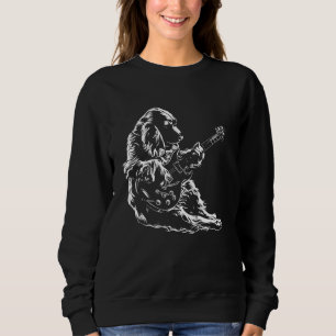 Dog Guitarist Guitar - Cocker Spaniel Dad Mum Sweatshirt