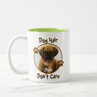 Dog Hair Don't Care Personalised Mug