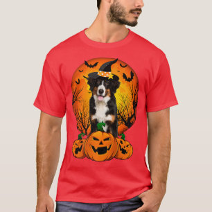Dog Halloween Bernese Mountain Dog Jack O Lantern T-Shirt