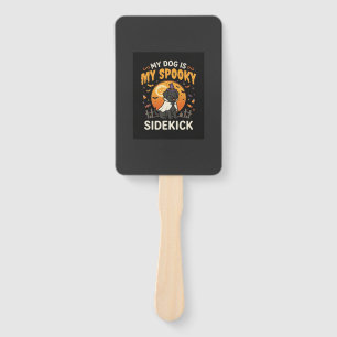 Dog Halloween Costume Night Hand Fan
