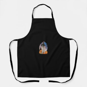 Dog Halloween English Springer Spaniel Jack O Lant Apron