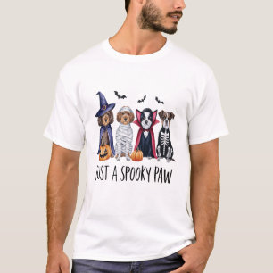 Dog Halloween Just a Spooky Paw T-Shirt