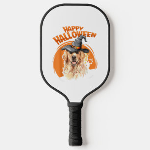 Dog Halloween Pickleball Paddle