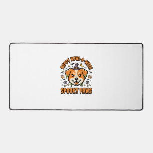 Dog Halloween Spooky Paws Desk Mat