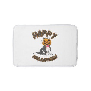 Dog Halloween T ShirtHappy Halloween Dog T Shirt Bath Mat