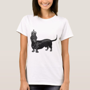 Dog Handsome Dachshund Crown Royal T-Shirt