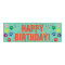 Dog Happy Birthday party banner poster