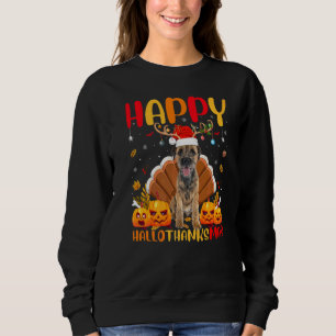 Dog  Happy Border Terrier Dog Hellothanksmas Sweatshirt