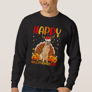 Dog  Happy German Shepherd Dog Hellothanksmas Sweatshirt